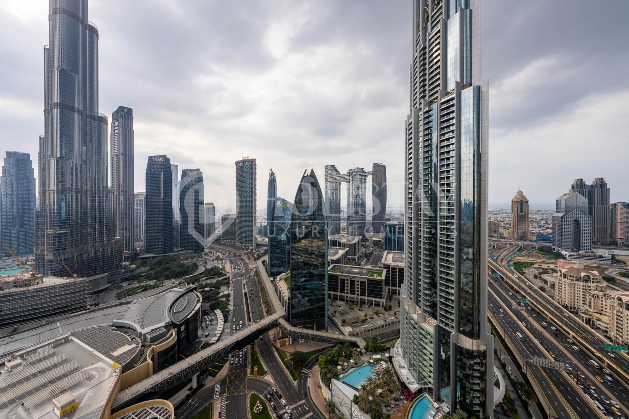Holistay Luxury Homes - Burj Khalifa View - Direct Access Dubai Mall Exteriör bild